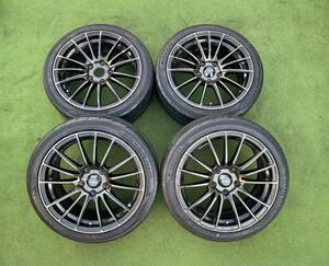 ◆希少！WEDS SPORT SA-15R ウェッズスポーツ ◆17x7.5J+45/PCD:114.3/5穴◆4本.205/45R17 .RX-8,スカイライン等