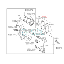 日産 クリッパー100(DR16T DR17V DR17W) デイズ(B44W B45W B47W B48W) モコ(MG33S) フロント ブレーキパッド 左右セット 41060-4A00D_画像2