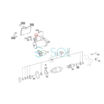 ベンツ CLKクラス C209 CLK200 スターター セルモーター スターターモーター 新品 コア返却不要 0051513901 18時まで即日出荷_画像7