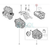 ルノー カングー KCOP スターター セルモーター スターターモーター 新品 コア返却不要 7711135849 8200256777_画像7