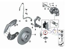 BMW フロント ブレーキパッド 左右セット E84 X1 E90 E91 E92 18i 20i 20iX 28iX 320i 323i 325i 325xi 出荷締切18時_画像3