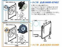 DAIHATSU ダイハツ ブーン M310S M301S ラジエーター 電動ファンモーター 出荷締切18時 車種専用設計 16680-87402_画像8