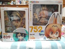 未開封品　ねんどろいど　けものフレンズ　752　サーバル　829　かばん_画像1