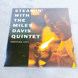 ジャズ LPレコード 『STEAMIN' WITH THE MILES DAVIS QUINTET』US盤 マイルス・デイヴィス OJC-391 (P-7200) 現状品