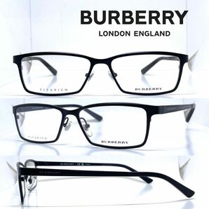 新品 Burberry バーバリー メガネ フレーム BE1292TD B1292 1007 マットブラック メガネ 眼鏡 