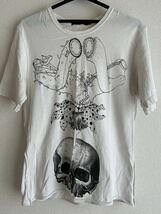 希少 アンダーカバーundercover JONIO着 But期 名作スカルブレインTシャツ_画像1