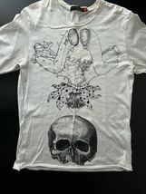 希少 アンダーカバーundercover JONIO着 But期 名作スカルブレインTシャツ_画像4