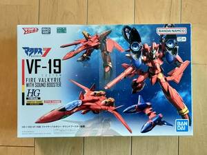 3 piece exhibition including in a package possible new goods HG VF-19 modified fire - bar drill - sound booster equipment Macross 7 1/100