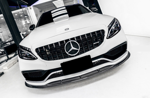 BENZ Benz AMG panama meli Carna grill W205 S205 C205 C Class for AMG GTR type gloss black grill C200 C180 C250 C43 C45 C63