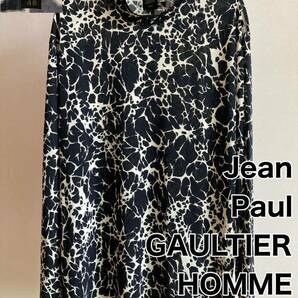 美品 サイズ48 Jean Paul GAULTIER HOMME ジャンポールゴルチエ オム シースルー カットソー 長袖シャツ パワーネット ゴルチエ アーカイブの画像1