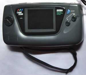 [ Junk ] Sega мобильный игра машина Game Gear корпус . источник питания адаптер. комплект *SEGA