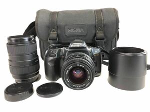 MINOLTA ミノルタ α303si SUPER 一眼レフフィルムカメラ 広角レンズ 35-80mm 1:7-5.6 DLⅡ 70-210mm 1:4-5.6 UCⅡ 動作確認済み AF MF