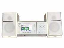 美品!! JVC Victor ビクター iPod対応&ワンセグ対応オーディオシステム ホワイト NX-TC3-W COMPACT COMPONENT SYSTEM ミニコンポ 動作品_画像1