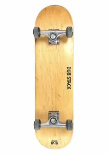 DUB STACK ダブスタック SK8 SKATEBORD スケートボード 32 8inch メープルウッド コンプリート 初心者向け クルーザー デッキ 板 中古