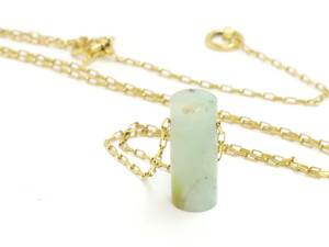  Celine natural stone green stone necklace Italy made CELINE 18684112