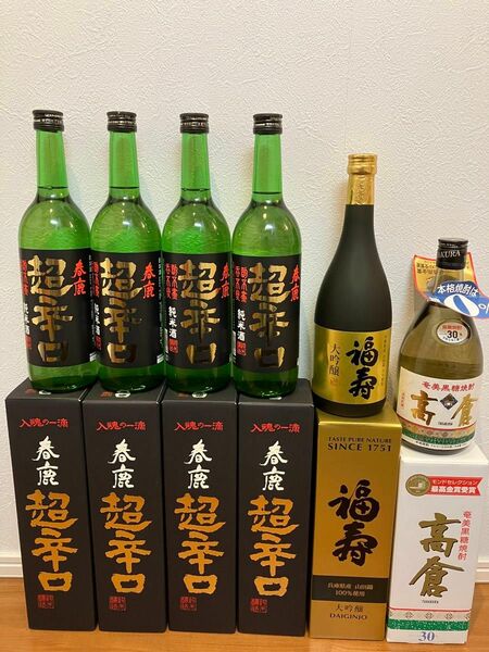 日本酒　多種類 720ml 6本まとめ出品 箱付