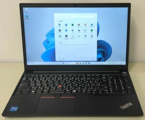 [正常可動品] Lenovo ThinkPad E15 Gen 2 /Core i7 1165G7/メモリ 16GB/ストレージ256GB/Windows11/Office2021