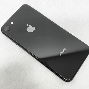 Apple iPhone 8 ブラック 本体 MQ782J/A アイフォン SIMフリー/64GB/バッテリー84％ 動作確認済み アップル スマホ