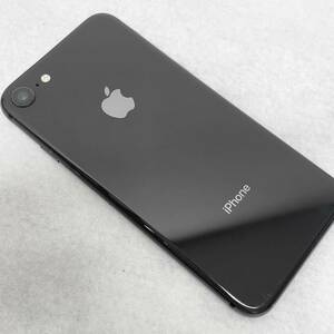 Apple iPhone 8 ブラック 本体 MQ782J/A アイフォン SIMフリー/64GB/バッテリー80％ 動作確認済み アップル スマホ