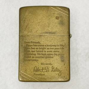 ZIPPO Zippo - масляная зажигалка COMMEMORATIVEko память Latte .bRobert D.Galey Robert *D* камбуз 1982 год USA надеты огонь не проверка курение .