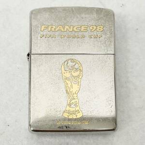 ZIPPO ライター FIFA WORLD CUP FRANCE98 ワールドカップフランス大会 BRADFORD.PA 1997年 着火未確認 USA ヴィンテージ 喫煙具