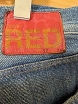 名作アーカイブ! Levi's RED リーバイスレッド 日本製 リッキーコフ ローライズ テーパード ジーンズ デニムパンツ 赤耳 W32 メンズ_画像3