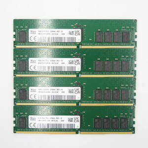 SK hynix HMA82GR7DJR8N-XN 16GB 2Rx8 PC4-3200AA 4枚セット 64GB 動作確認済み