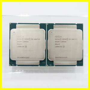 Intel Xeon E5-2667V3 SR203 2 piece set operation verification ending 