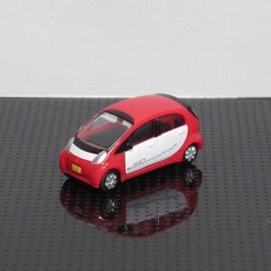 カーコレクション 第14弾 三菱 i-MiEV アイミーブ 赤/白 トミーテック カーコレ 1/150【全長約2cm程度】