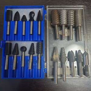  woodworking * light metal rotation file 19 pcs set circle axis 6mm