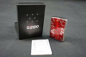 ★【B送900円】226 未使用品　ZIPPO　Dial ジッポ　ダイアル　レッド＆スピン　ライター　オイルライター　USA製　着火未確認　　