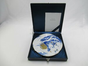 ★【B送900円】　291　MEISSEN　マイセン　1998年　モンゴルフィエール　イヤープレート　熱気球　飾り皿　インテリア　27㎝　箱付き