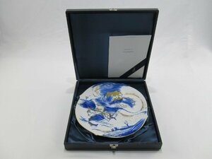 ★【B送900円】　293　MEISSEN　マイセン　2000年　ハンググライダー　イヤープレート　飾り皿　インテリア　27㎝　箱付き