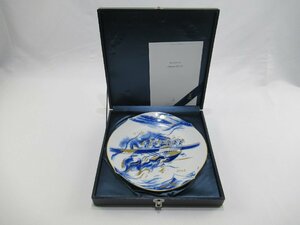 ★【B送900円】　294　MEISSEN　マイセン　2002年　ドルニエドックス　イヤープレート　飾り皿　インテリア　27㎝　箱付き