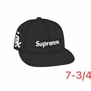 Supreme MLB Teams Box Logo New Era "Black" 7 3/4 ホワイトソックス