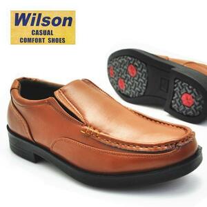 24.5cm Wilson/ walking shoes / slip-on shoes fk1602 dbr