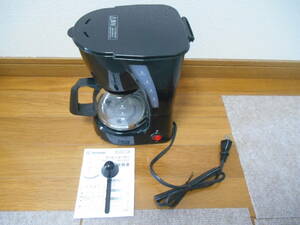 IRIS OHYAMA Iris o-yama coffee maker CMK-650P-B 2 times use . beautiful goods 