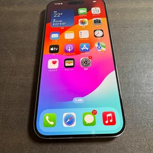 74777 iPhone 15promax 256GB ナチュラルチタニウム　SIMフリー　中古　比較的美品　※本体のみ