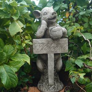 # free shipping # England made Stone objet d'art #..# ornament # ornament # garden # garden decoration # garden # welcome 