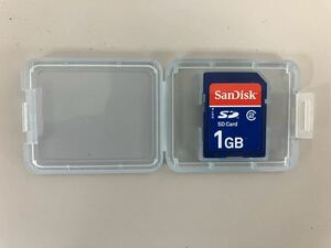 送料無料 SanDisk 1GB SD card 1枚 フォーマット 済み サンディスク SD カード 画像参照 NC NR