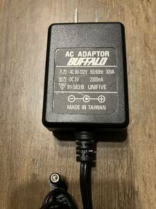 送料無料 BUFFALO 電源 アダプタ DC5V 2.3A UNIFIVE AC アダプター 91-58318 バッファロー ADAPTOR ユニファイブ 2300mA 画像参照 NC NR