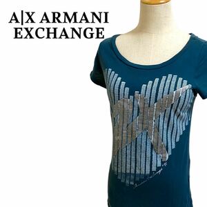 A|X ARMANI EXCHANGE アルマーニエクスチェンジ　Tシャツ Uネック 半袖 