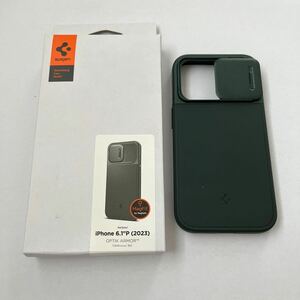 605p0102☆ 【17年社歴の技術力】Spigen iPhone 15 Pro ケース MagSafe 耐衝撃 カメラレンズ保護 スライド式 カバー マット 仕上げ 