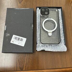 605p0607☆ Magsafe対応 iPhone 14 ケース のぞき見防止 全面カバー リング スタンド機能 カメラレンズ保護 フルカバー 