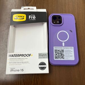 605p0612☆ 【国内正規品】OtterBox Fre MagSafe iPhone 15用ケース Plum 米軍MIL規格取得〔オッターボックス〕