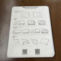 605p0619☆ PITAKA iPad Pro 12.9 ケース タブレットスタンド 磁気吸着 超スリム 軽量 極薄 衝撃保護 折りたたみ 角度調整可能 _画像6