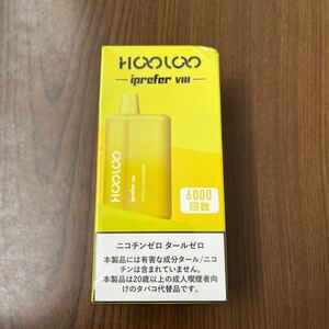 605p2904☆ HOOLOO 電子タバコ ベイプ vape シーシャ 口寂対策 水蒸気タバコ 6,000回吸引 禁煙パイポ 