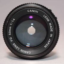 Canon AE-1 Program FD 50mm F1.4 単焦点レンズ付き 動作確認済み キヤノン 一眼レフ フィルムカメラ 訳あり_画像8
