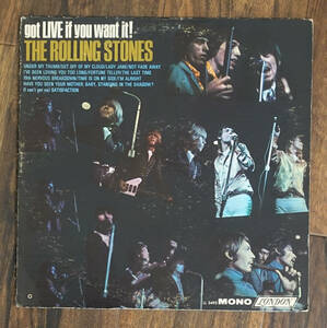 希少! US LONDON LL-3493 MONO オリジナル Got Live if You Want it! / Rolling Stones MAT: A1/B1