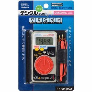 新品未使用品/OHM オーム電機 デジタルマルチテスター TDR-201